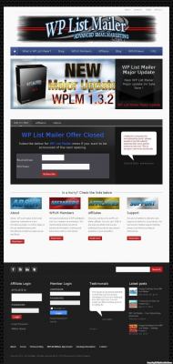 WP List Mailer Website Project