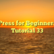 WordPress for Beginners 2015 Tutorial 33