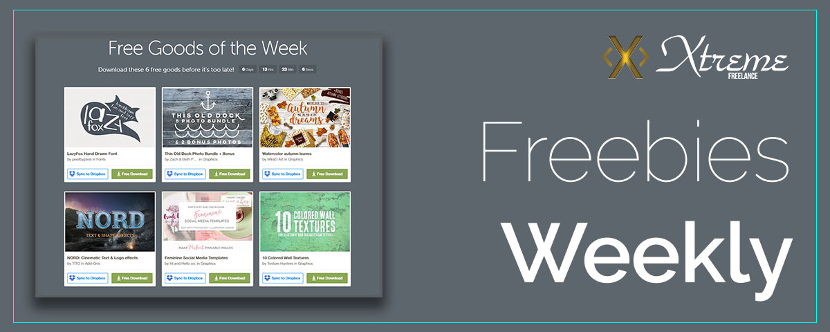 Free Good Of The Week – Creative Market – Oct. 03
