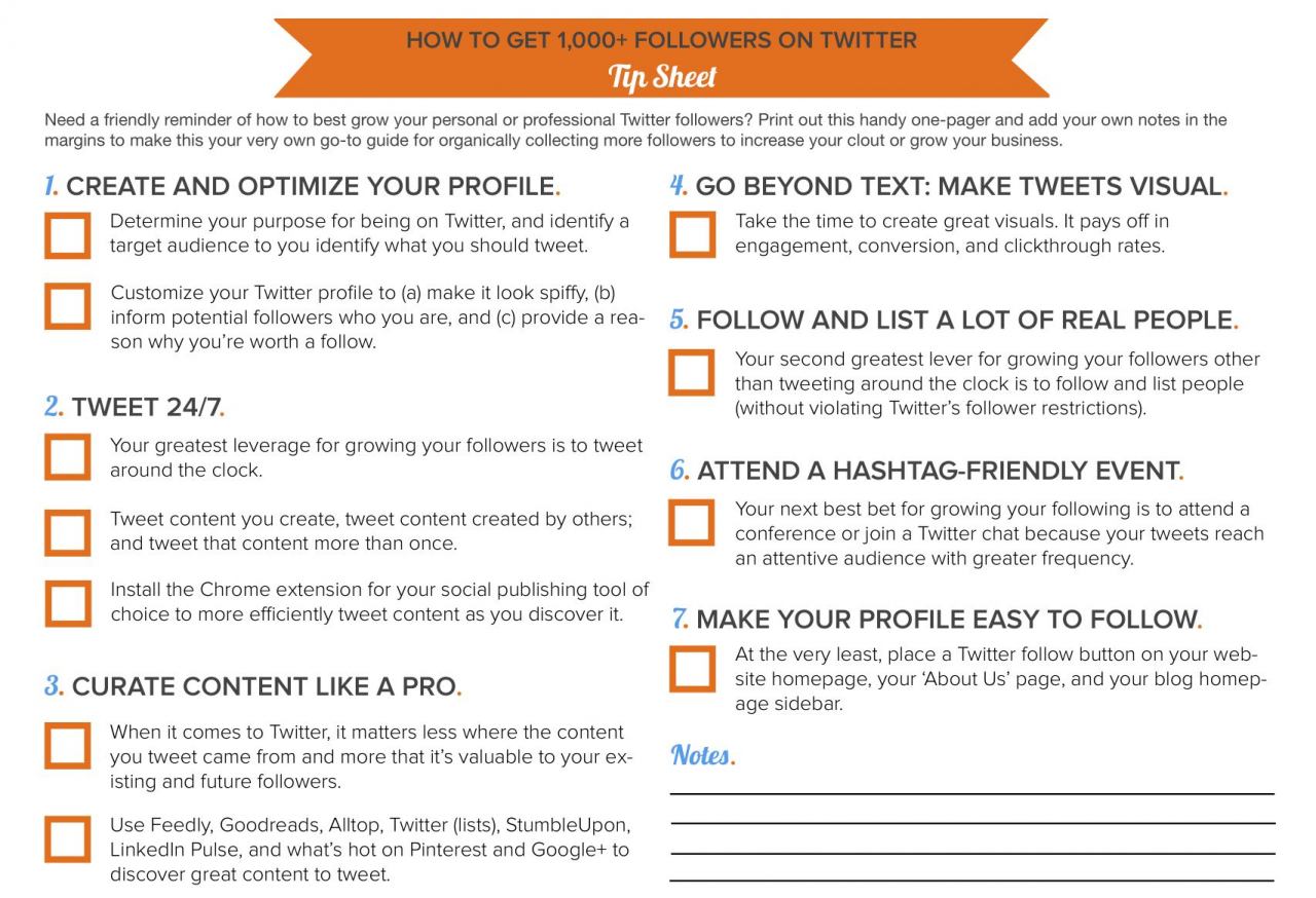 Freebie - How to grow your twitter followers tipsheet - Xtreme Freelance