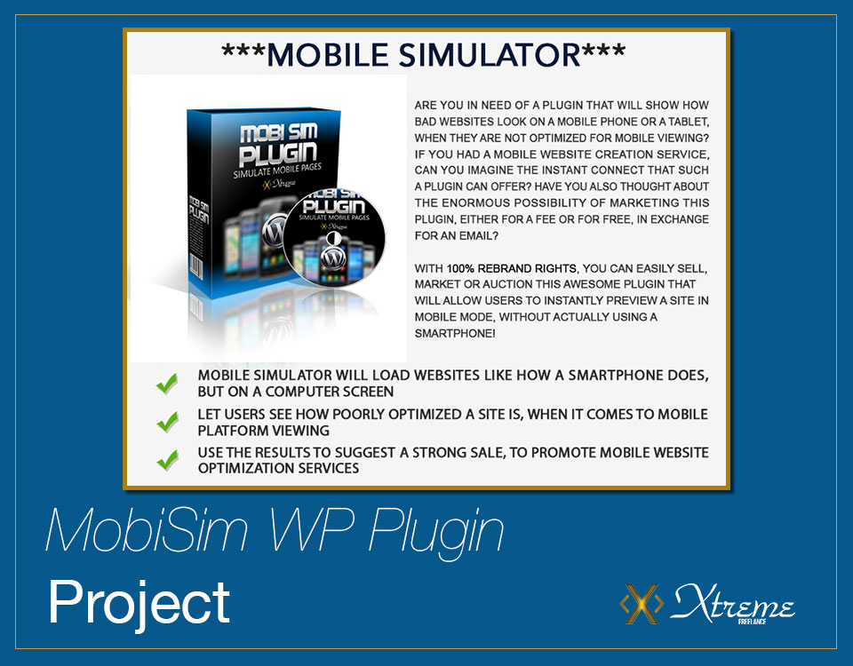 Mobile Page Simulator WP Plugin