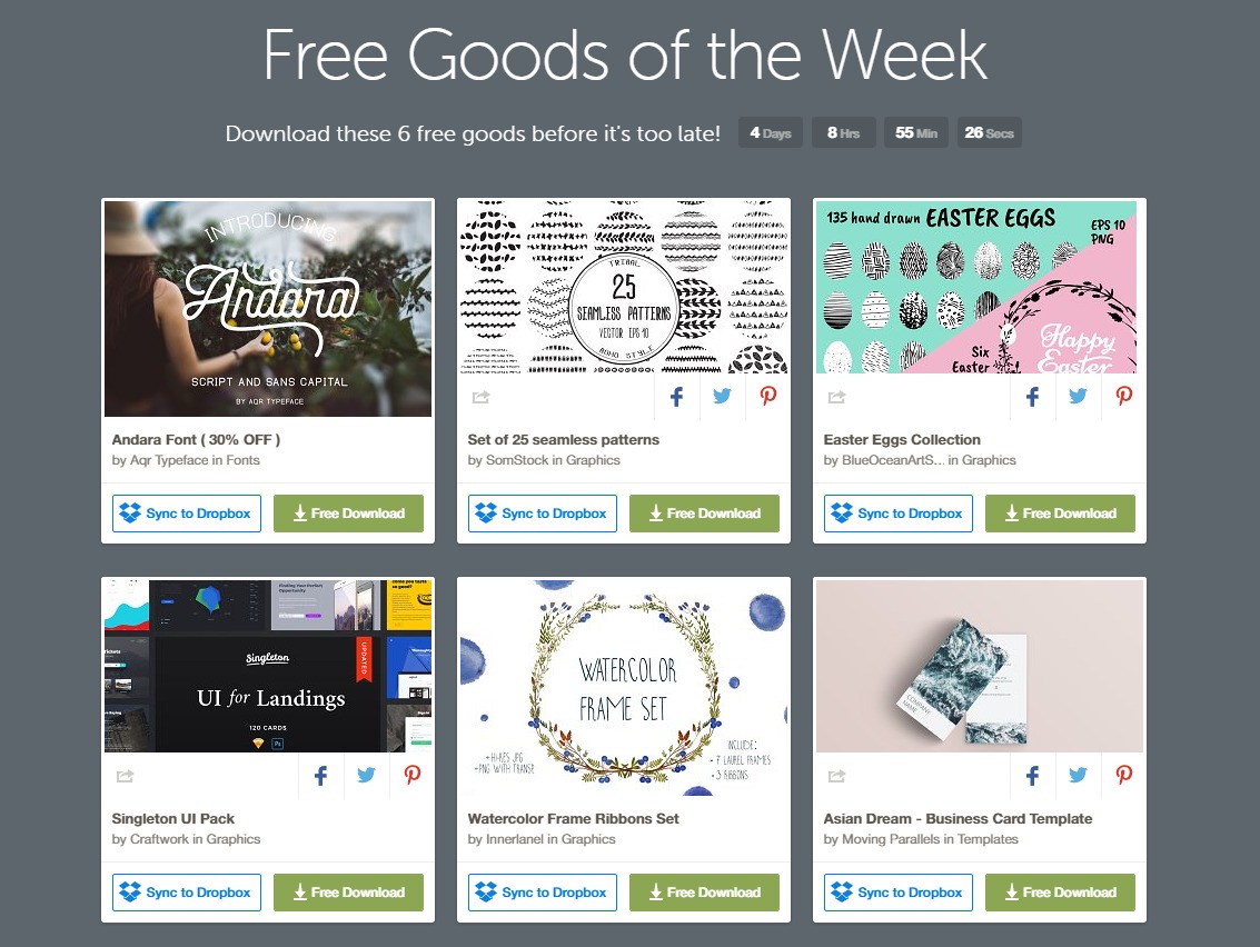 Free Goods Of The Week