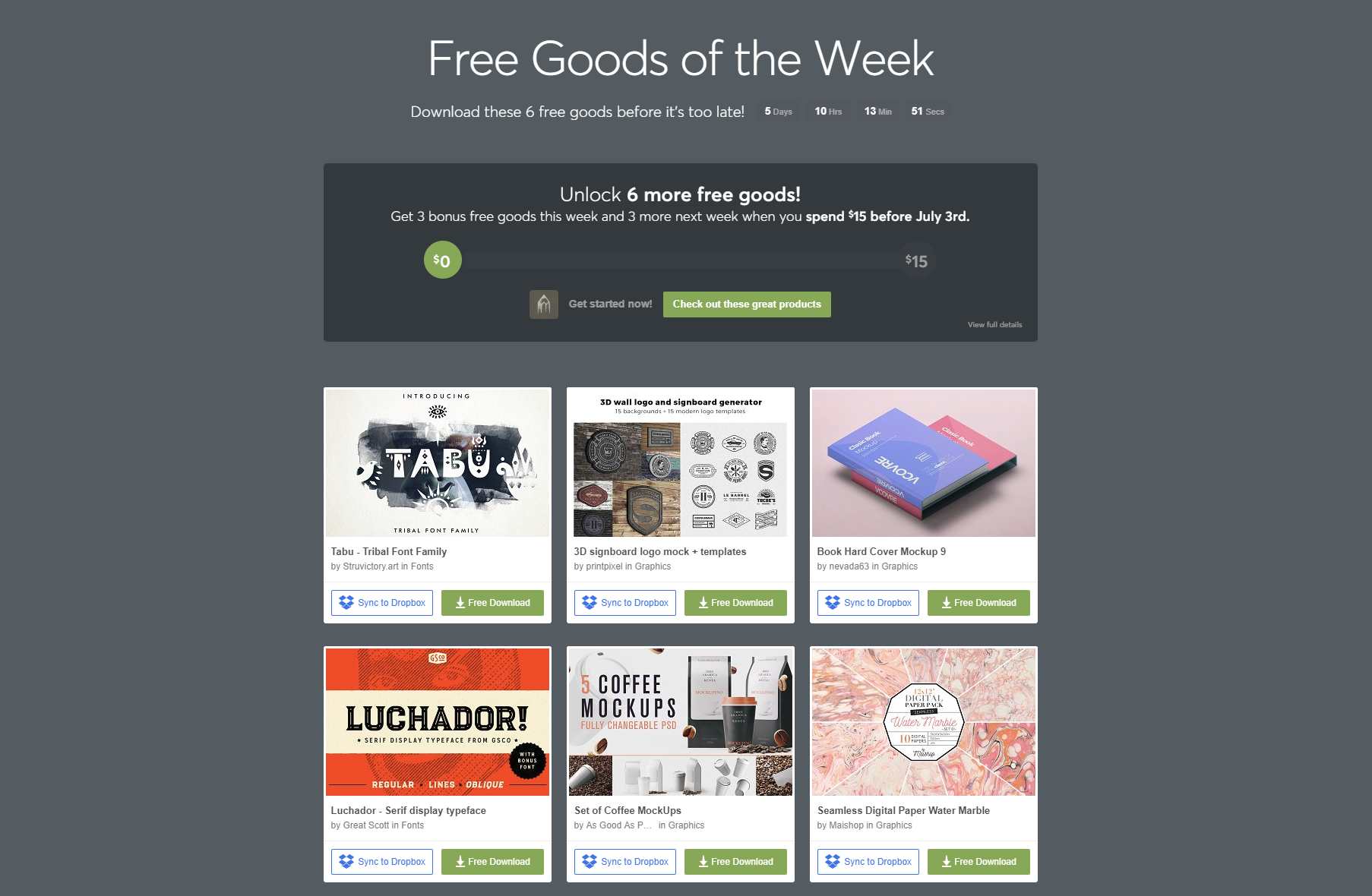 Free Goods Of The Week