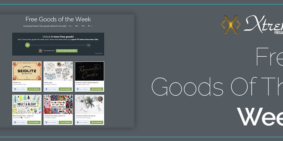Free Goods Of The Week – Dec.17