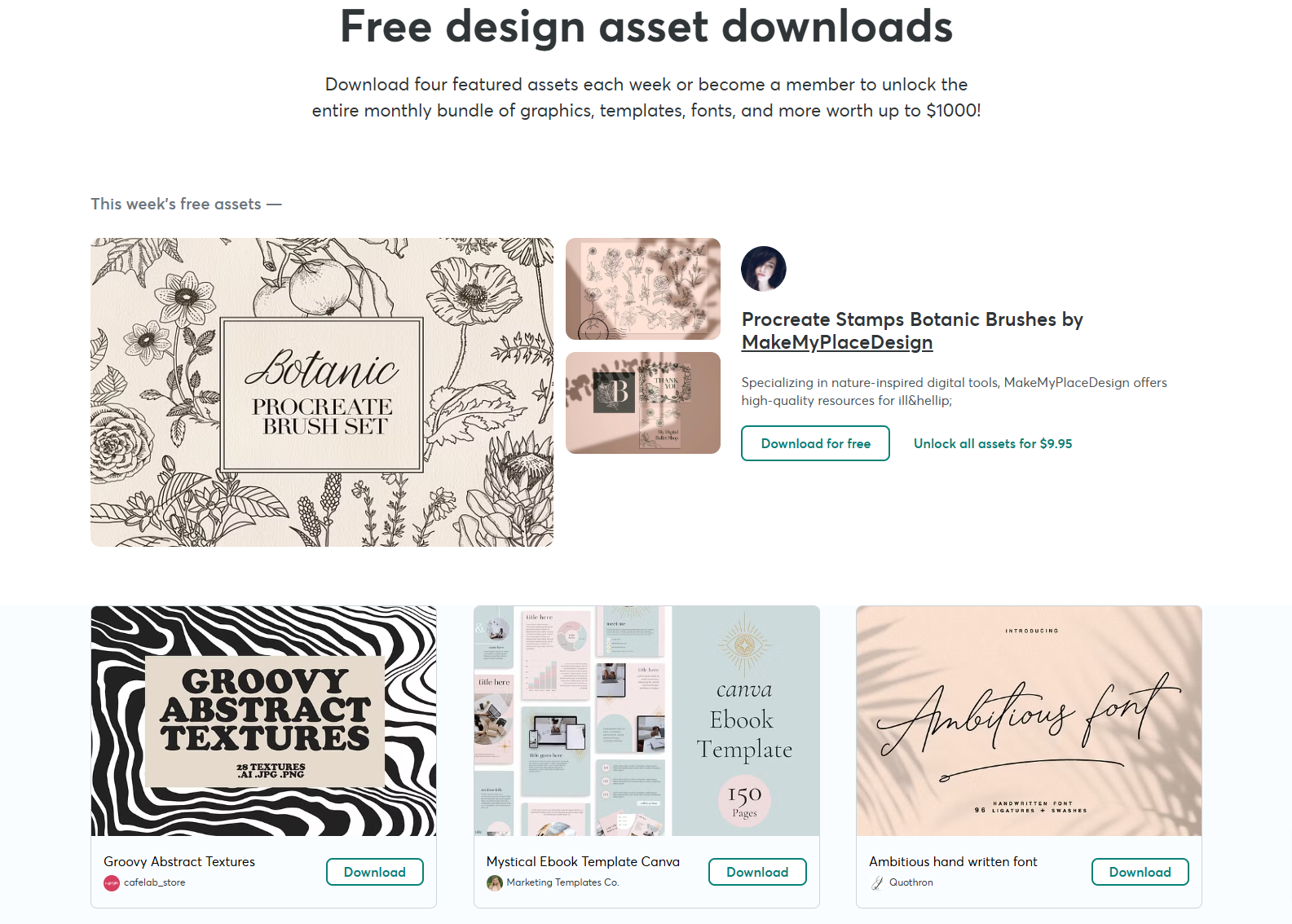 Free Goods Of The Week main image