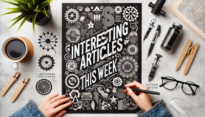 AI generated image - Interesting Articles This Week