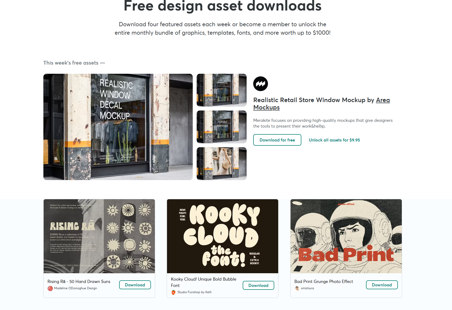 Free Goods Of The Week main image