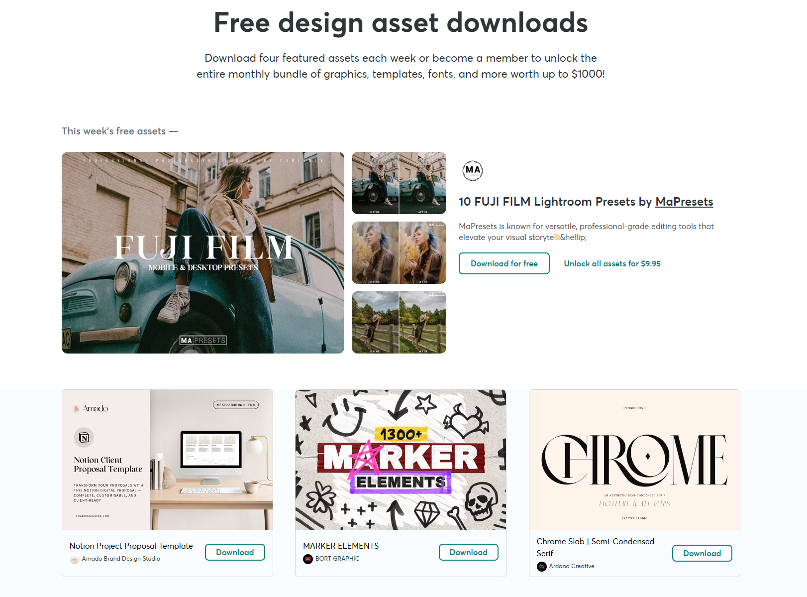 Free Goods Of The Week main image