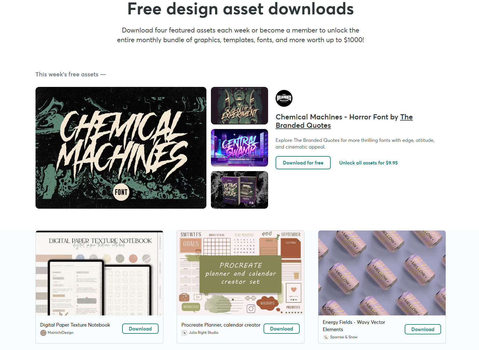 Free Goods Of The Week main image