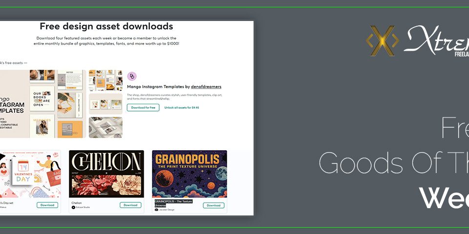 Free Goods Of The Week featured image