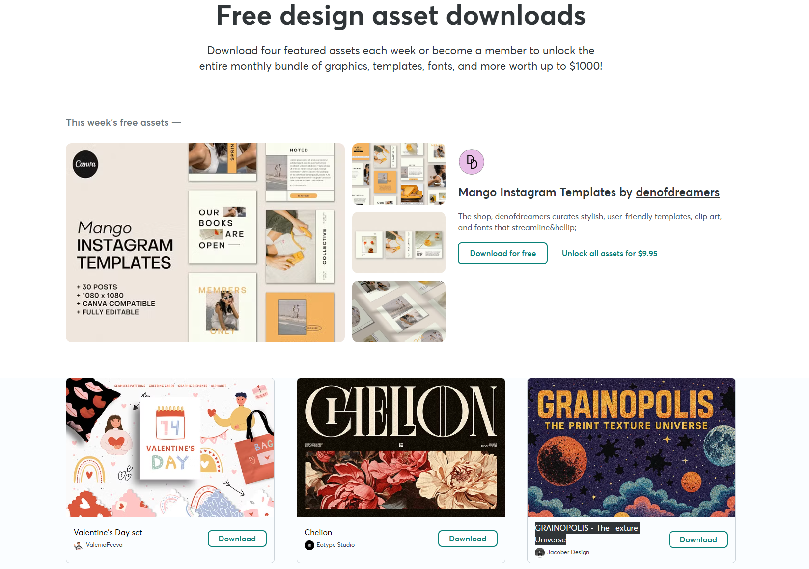 Free Goods Of The Week main image