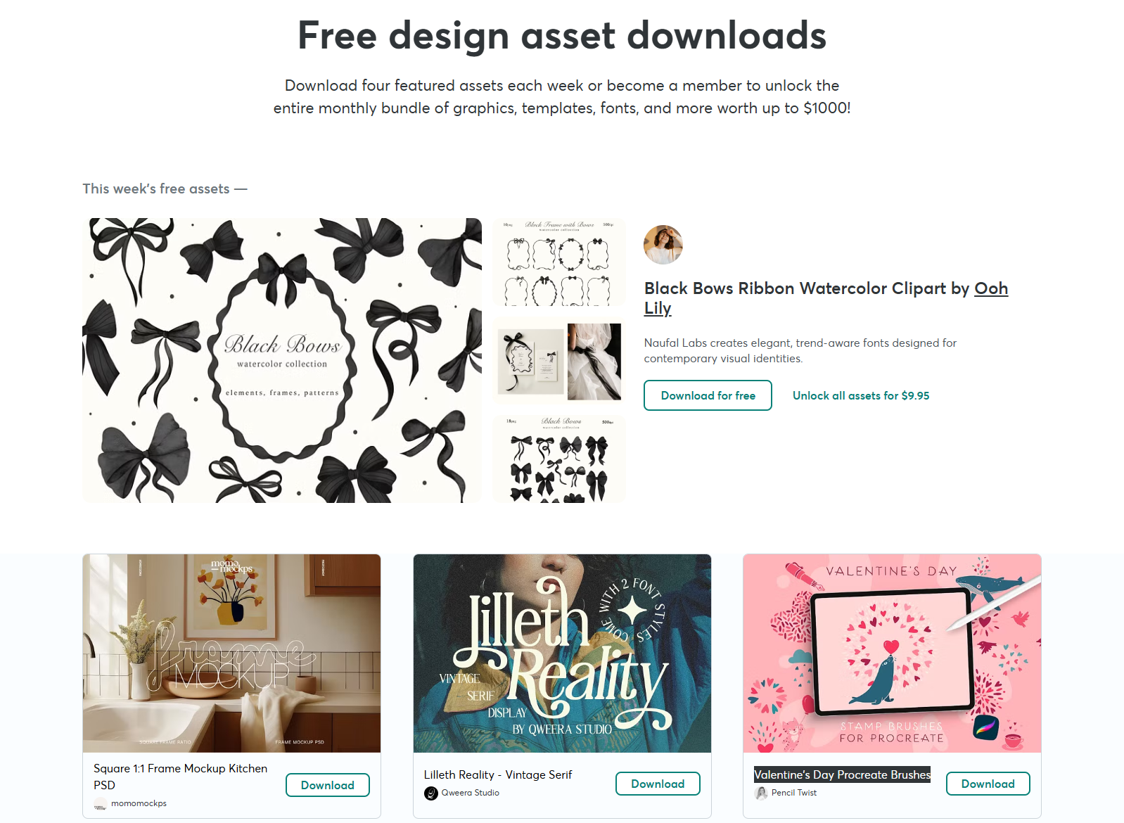 Free Goods Of The Week main image