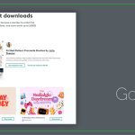 Promotional design asset download page