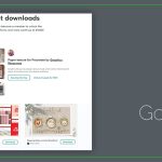 Promotional design asset download page