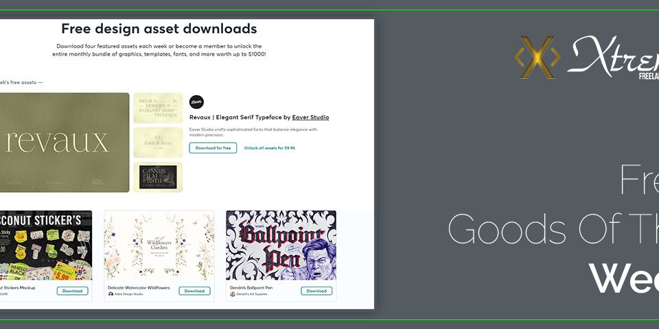 Free design assets and downloads available