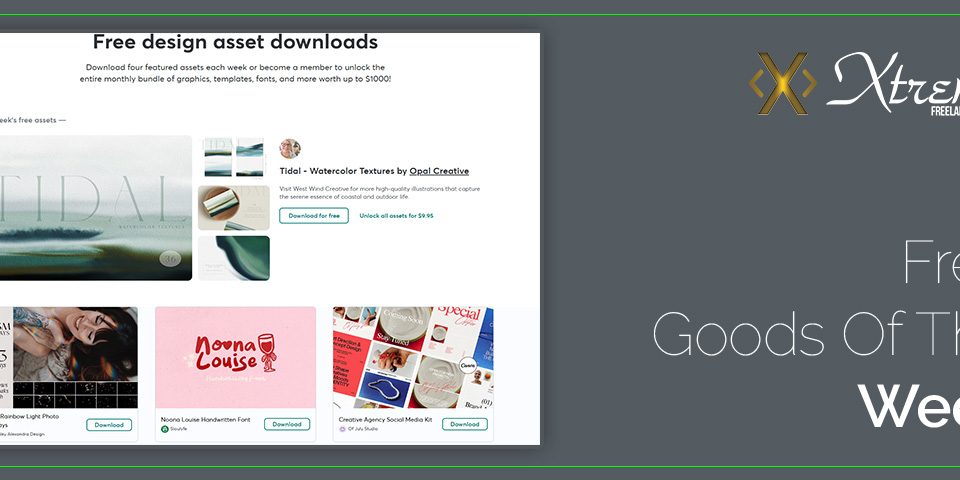 Free design assets and downloads available